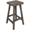 Clayre & Eef 6H2360 Mesa para plantas marrón 30x30x58 cm