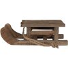Clayre & Eef 6H2371S Trineo Decoración 30x11x10 cm Marrón