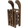 Clayre & Eef 6H2371S Trineo Decoración 30x11x10 cm Marrón