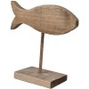 Clayre & Eef 6H2372 Pez decorativo marrón 20x8x20 cm
