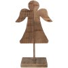 Clayre & Eef 6H2374 Ángel decorativo marrón 18x8x30 cm