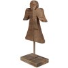 Clayre & Eef 6H2374 Ángel decorativo marrón 18x8x30 cm