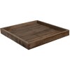 Clayre & Eef 6H2381 Bandeja Madera Marrón 38x38x4 cm Diseño Elegante
