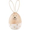 Clayre & Eef 6H2382 Conejo decorativo marrón Ø 6x14 cm