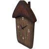 Clayre & Eef 6KL0820 Reloj de Pared Marrón 37x4x40 cm 1xAA