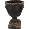 Clayre & Eef 6MG0029 Maceta Decoración Marrón Negro Ø 33x42 cm