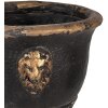 Clayre & Eef 6MG0029 Maceta Decoración Marrón Negro Ø 33x42 cm