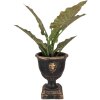 Clayre & Eef 6MG0029 Maceta Decoración Marrón Negro Ø 33x42 cm