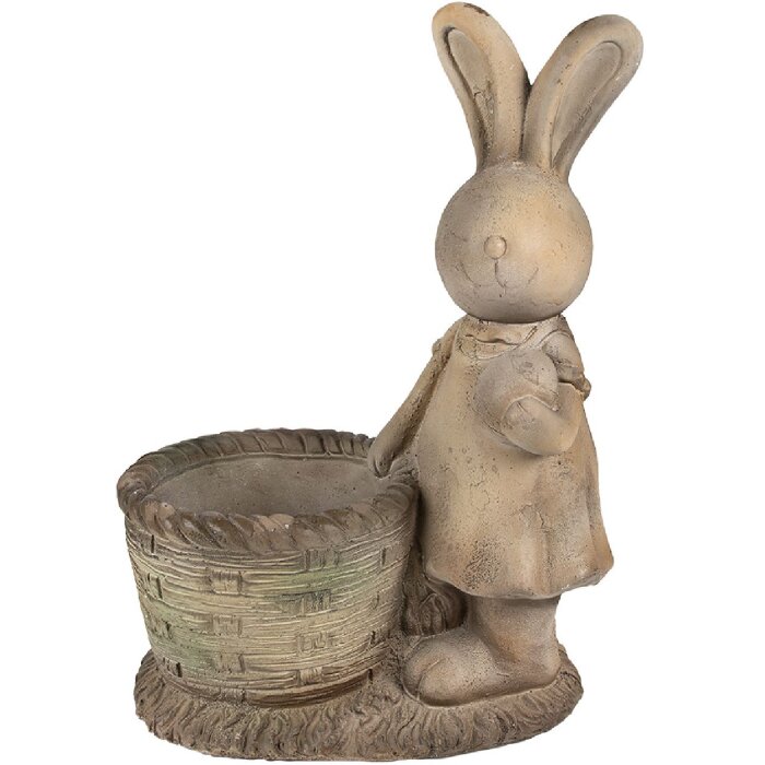 Clayre & Eef 6MG0030 Maceta Decoración 38x22x49 cm Marrón Beige