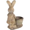 Clayre & Eef 6MG0030 Maceta Decoración 38x22x49 cm Marrón Beige