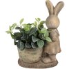 Clayre & Eef 6MG0030 Maceta Decoración 38x22x49 cm Marrón Beige