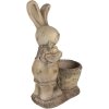 Clayre & Eef 6MG0031 Maceta Beige Marrón 38x22x49 cm Decoración