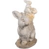 Clayre & Eef 6MG0032 Conejo Decorativo 27x18x43cm Marrón Beige