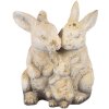Clayre & Eef 6MG0033 Conejo Decorativo 26x18x33 cm Marrón Beige
