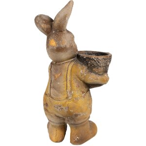 Clayre & Eef 6MG0035 Decoración Maceta 23x18x41 cm Marrón