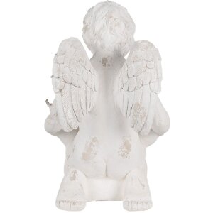 Clayre & Eef 6MG0042 Ángel Decoración Blanco 36x39x51 cm