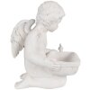 Clayre & Eef 6MG0042 Ángel Decoración Blanco 36x39x51 cm