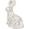Clayre & Eef 6MG0044 Decoración Conejo 29x19x39 cm Blanco Beige