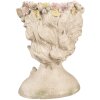 Clayre & Eef 6PR3895 Macetero Mujer Gris 20x18x26 cm