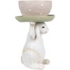 Clayre & Eef 6PR3998 Conejo Decorativo 15x14x24 cm Beige Rosa