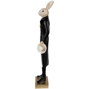 Clayre & Eef 6PR4004 Conejo Decorativo Beige Negro...