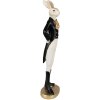Clayre & Eef 6PR4005 Conejo Decorativo Beige Negro 5x4x20 cm