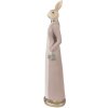 Clayre & Eef 6PR4007 Conejo Decorativo Beige Rosa 8x7x28 cm