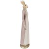 Clayre & Eef 6PR4007 Conejo Decorativo Beige Rosa 8x7x28 cm