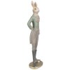 Clayre & Eef 6PR4010 Conejo decorativo Beige/Verde 11x8x40 cm