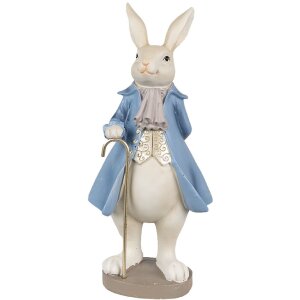 Clayre & Eef 6PR4017 Conejo Decorativo Beige Azul...