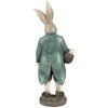 Clayre & Eef 6PR4023 Conejo Decorativo 17x10x38 cm Marrón Verde