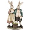 Clayre & Eef 6PR4025 Conejo decorativo 15x8x26 cm en marrón