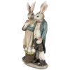 Clayre & Eef 6PR4025 Conejo decorativo 15x8x26 cm en marrón