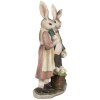 Clayre & Eef 6PR4025 Conejo decorativo 15x8x26 cm en marrón