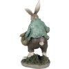 Clayre & Eef 6PR4028 Conejo Decorativo 18x16x32cm Marrón Verde