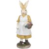 Clayre & Eef 6PR4034 Conejo Decorativo 14x11x38cm Beige Amarillo