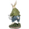 Clayre & Eef 6PR4035 Conejo Decorativo 18x16x32cm Beige Verde