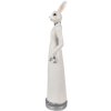 Clayre & Eef 6PR4041 Conejo Decorativo Blanco 11x9x41 cm