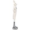 Clayre & Eef 6PR4042 Conejo Decorativo Blanco 8x7x28 cm