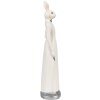 Clayre & Eef 6PR4045 Conejo Decorativo Blanco 5x5x20 cm Poliresina