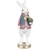Clayre & Eef 6PR4056 Conejo Decorativo Blanco 11x10x26 cm