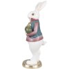 Clayre & Eef 6PR4056 Conejo Decorativo Blanco 11x10x26 cm