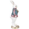 Clayre & Eef 6PR4056 Conejo Decorativo Blanco 11x10x26 cm