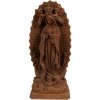 Clayre & Eef 6PR4060 Imagen Mariana en Marrón 13x9x31 cm Decoración Religiosa