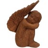 Clayre & Eef 6PR4065 Decoración Ángel 11x7x15 cm Marrón