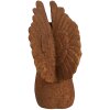 Clayre & Eef 6PR4065 Decoración Ángel 11x7x15 cm Marrón