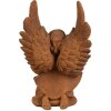 Clayre & Eef 6PR4066 Decoración Ángel 13x8x19 cm Marrón
