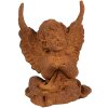 Clayre & Eef 6PR4070 Ángel Decoración 9x8x12 cm Marrón