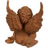 Clayre & Eef 6PR4070 Ángel Decoración 9x8x12 cm Marrón