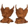 Clayre & Eef 6PR4070 Ángel Decoración 9x8x12 cm Marrón